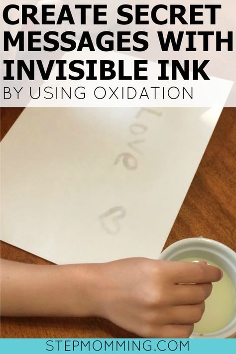 Teach Kids About Oxidation by Playing with Invisible Ink! Homeschooling Science, Homeschool Science Experiments, Experiment Science, Blended Family Quotes, Education Science, Invisible Ink, Science Activities For Kids, Educational Activities For Kids, Cool Science Experiments