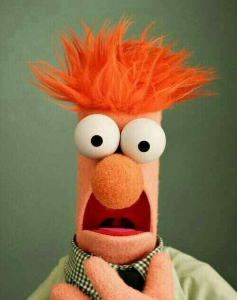 Beaker Muppets, Old Men, Sesame Street, The Old, Orange