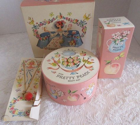 Avon Collectibles, Avon Perfume, Makeup Package, Vintage Packaging, Vintage Cosmetics, Vintage Makeup, Vintage Memory, Creative Packaging, Vintage Perfume