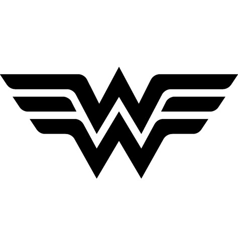 Wonder Woman Justice League Icons, League Icons, Wonder Woman Tattoo, Logo Outline, Wonder Woman Art, Woman Logo, Female Symbol, Stencil Printing, Wonder Woman Logo