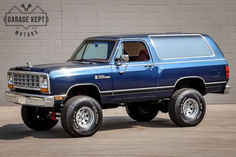 1987 Dodge Ramcharger AW-100 - Kentucky Truck - 5.9L (360ci) V8 4BBL - L... Plymouth Trailduster, Dodge Ram Power Wagon, Baja Trucks, Ram Power Wagon, Baja Truck, Dodge Ramcharger, Keith Moon, Dream Trucks, Custom Pickup Trucks