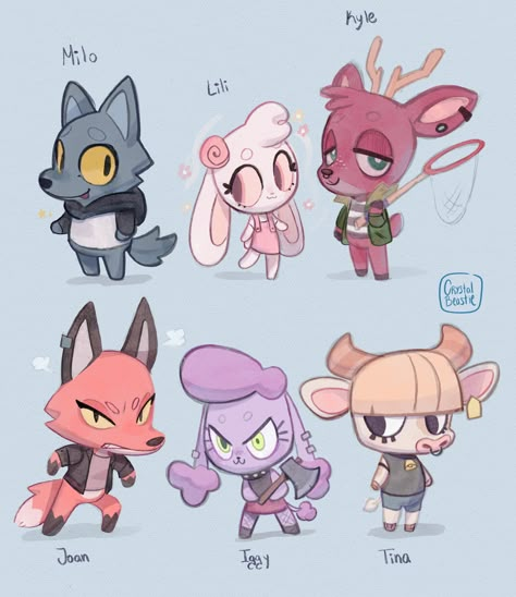 Animal Crossing Funny, Animal Crossing Fan Art, Animal Crossing Memes, Animal Crossing Characters, Animal Crossing Villagers, Little Animals, Animal Crossing Game, Animal Crossing Qr, Cartoon Character Design