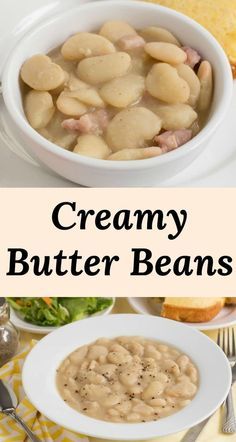 Southern Beans, Lima Bean Recipes, Dry Beans Recipe, Butter Beans Recipe, Southern Side Dishes, Southern Cooking Recipes, Southern Recipes Soul Food, Beans Recipe, Butter Beans