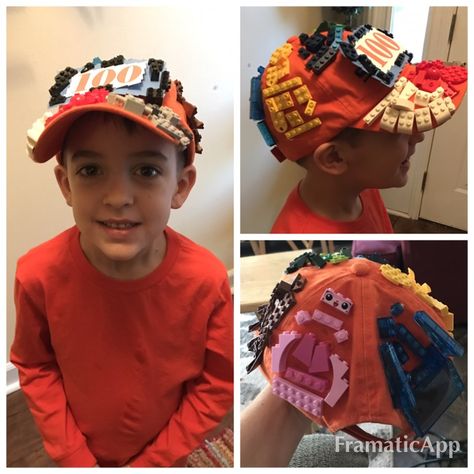 100th day of school hat 100 Days Of School Hat, 100th Day Of School Hat, Crazy Hat Day Ideas, Awana Theme Nights, 100s Day, Theme Nights, Crazy Hat, Crazy Hat Day, Classroom Quotes