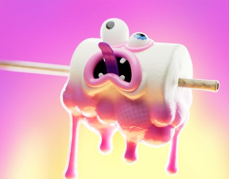 Marshmallow Cartoon, Marshmallow Character, 3d Motion, 3d Modeling, 3d Animation, Freelancing Jobs, Motion Graphics, Cartoon Characters, Motion