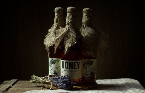 Mead Packaging, Mead Label, Mead Bottle, Honey Name, Mead Making, Honey Ideas, Honey Mead, Alcohol Beverages, Caribbean Rum