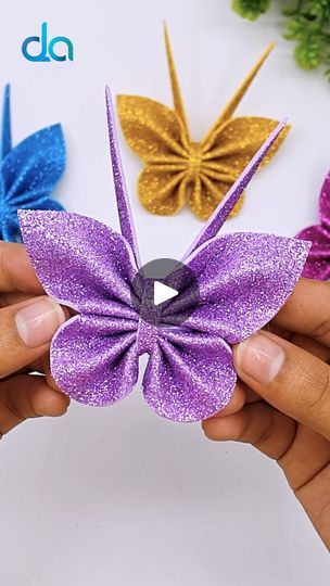 Diy Felt Butterfly, Butterfly Decor Diy, Diy Butterfly Decorations, Butterfly Wall Art Diy, Craft Butterfly, Diy Room Decor Ideas, Shorts Diy, Diy Butterfly, Butterfly Decor