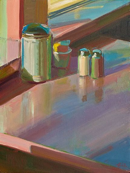 Acrylic Still Life Paintings, Table Top Painting, Diner Painting, Still Life Painting Acrylic, Acrylic Painting Still Life, Acrylic Still Life, Classical Realism, Life Paintings, Painting Still Life