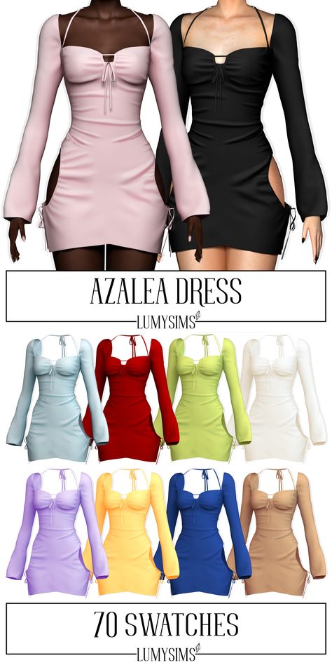 Dresses Sims 4 Cc Maxis Match, Mini Dress Sims 4 Cc, Sims4 Cc Designer Clothes, Cc Shopping The Sims 4, Sims 4 Cc Women Dress, Sims Alpha Cc Clothes, Sims 4 Cc Female Clothing Dress, Sims 4 Mods Clothes Female, Sims 4 Women Cc Clothes