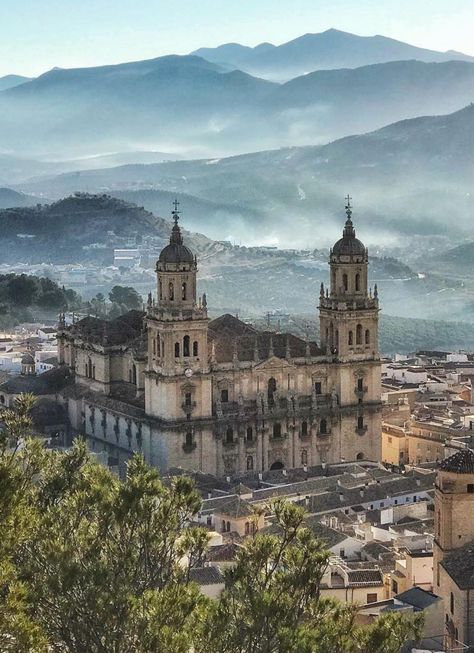 Ancient Spain, Real Earth, Spain Aesthetic, Religious Architecture, Green Mountain, Pretty Green, Spain Travel, Travel Around, Travel Dreams