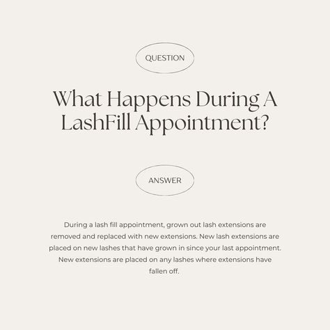 ✨ What Happens During a Lash Fill Appointment? ✨ Wondering what to expect when you come in for a lash fill? 💁‍♀️ Here’s the scoop: During your lash fill, grown-out lash extensions are removed and replaced with new extensions. We apply fresh lashes to the new growth since your last appointment, ensuring they stay full and fabulous. 😍 New extensions are also placed on any lashes where extensions have fallen off. Your lashes will look refreshed and ready to turn heads! 💃✨ 🌟 Book your fill to... Have You Booked Your Appointment Yet, Lash Tech Marketing, Lash Fill, Tech Marketing, Divine Beauty, Salon Ideas, Dark Feminine Aesthetic, Feminine Aesthetic, New Growth