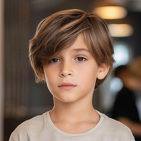 Long Boy Hair Cuts Straight Hair, Boys Low Fade Haircut Kids, Boys Haircut Long Hair, Toddler Boy Haircut Long On Top, Boy Medium Haircut Kids, Longer Hairstyles For Boys, Little Boy Long Haircut, Boys Longer Hairstyles Kids, Long Haircut For Boys