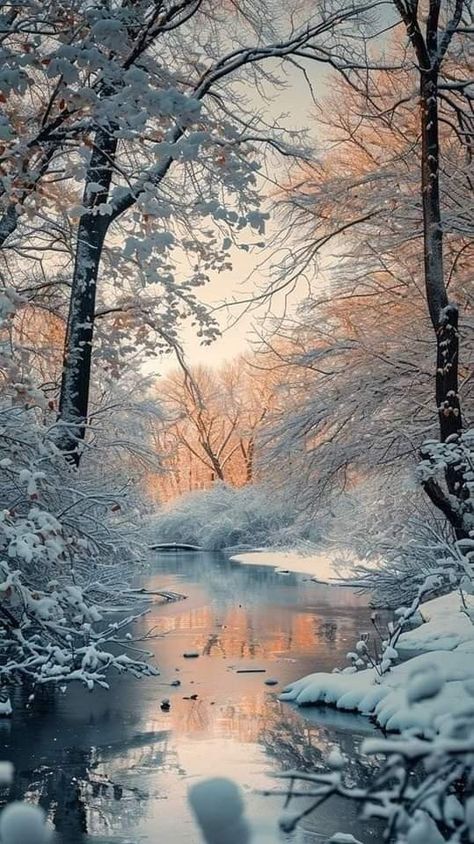 Beautiful Winter Pictures, Business Decoration, Winter Landscape Photography, Fantasy Nature, Home Corner, Beautiful Winter Scenes, Snow Pictures, Winter Nature, Winter Painting