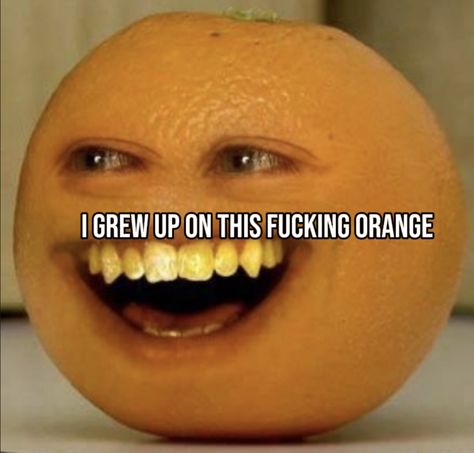 Marshmallow Annoying Orange, Annoying Orange Fanart, Annoying Orange Pfp, Orange Characters, Orange Pfp, The Annoying Orange, I Need To Pee, Annoying Orange, 2000s Nostalgia