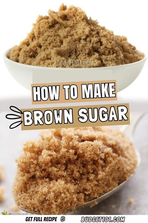 bowl of rich brown sugar Recipes Ramen, Substitute For Brown Sugar, Hard Brown Sugar, Recipes Squash, Recipes Kale, Recipes Eggplant, Soften Brown Sugar, Homemade Brown Sugar, Eggnog Recipes