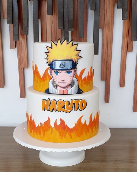 Naruto Cake Design Birthday, Naruto Cakes Birthdays, Naruto Cake Ideas Birthdays, Naruto Theme Cake, Naruto Cake Design, Naruto Birthday Cake, Naruto Party Ideas, Naruto Cake, Mickey Birthday Cakes