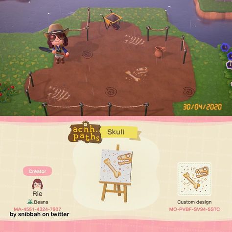 ✨Animal Crossing Patterns ✨ on Instagram: “Use this for a dig site or outside your museum! ✨Credit✨ snibbah on Twitter ✨ Tags ✨ #acnh #animalcrossing #animalcrossingnewhorizons…” Motif Animal Crossing New Horizon, Minion Pattern, Animal Crossing Patterns, Animal Crossing Custom Designs, Acnh Patterns, Animal Crossing 3ds, Animal Crossing Funny, Ac New Leaf, Animal Crossing Guide