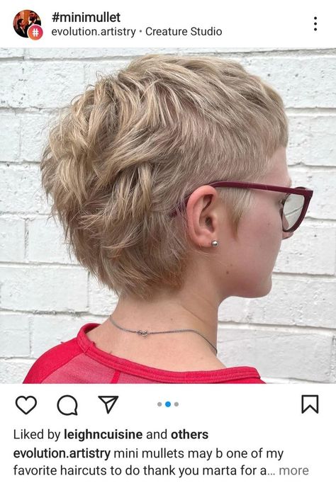 Pixie Mullet Undercut, Side Shaved Designs, Mullet Before And After, Mixie Pixie Haircut Fine Hair, Womens Mohawk Short, Mullet Mohawk Women, Super Short Mullet, Short Punk Hair Women, Women Mullet Short Hair