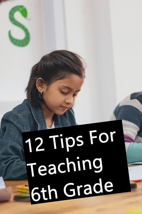 12 tips for teaching 6th grade you need to see before going back into a classroom. Homeschooling First Grade, 6th Grade Tips, Teaching 6th Grade, Middle School Life, Positive Affirmations For Kids, Stop Lying, Affirmations For Kids, Grade 12, Teaching Students