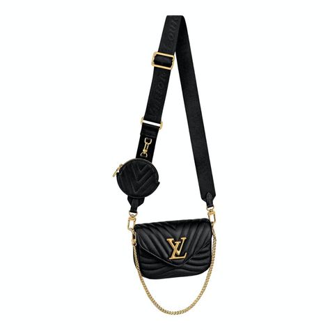 New wave leather crossbody bag Louis Vuitton Black in Leather - 11420263 Louis Vuitton Sling Bag, Louis Vuitton Handbags Black, Black Side Bag, Black Sling Bag, Louis Bag, Classy Purses, Louis Vuitton Crossbody Bag, Pre Owned Louis Vuitton, Louis Vuitton Purse