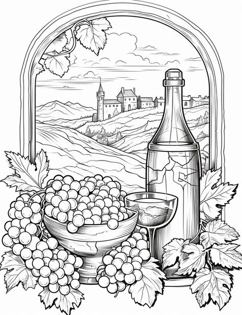 Girly Coloring Pages, Bujo Art, Wine Grapes, Stained Glass Patterns Free, Abstract Coloring Pages, Fruits Drawing, Itachi Uchiha Art, Black And White Art Drawing, Colouring Page