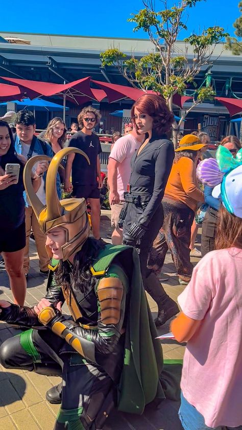 arisenchantment on Instagram: god of mischief indeed💚✨ these are the types of interactions i LOVE! my favorite part about meet n greets at Avengers Campus now is that… Avengers Campus, God Of Mischief, Loki Avengers, Marvel Fan, Magical Places, Canada Travel, Black Widow, An Eye, My Favorite Part