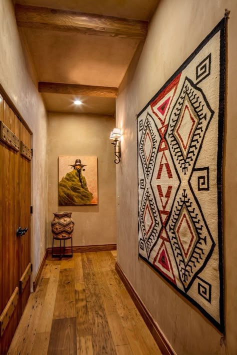 Elegant And Eclectic Pueblo Remodel — Linda Robinson Design Associates Pueblo Revival Architecture, Southwestern Modern Decor, Pueblo Style Homes, Southwest Office, Santa Fe Interior Design, Southwest Interior Design, Southwest Interiors, Southwestern Style Home, Arizona Interior Design