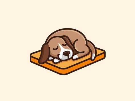 Sleeping Dog by Alfrey Davilla | vaneltia Dog Sleeping Drawing, Alfrey Davilla, Drawing Sleeping, Shatabdi Express, Cartoon Dog Drawing, Cartoon Sleeping, Sleeping Drawing, Dog Logo Design, Animal Outline