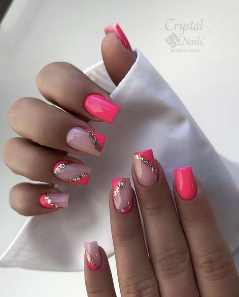 Short Acrylic Nails Square Summer, Long Square Acrylic Nails Summer, Square Acrylic Nails Summer, Short Acrylic Nails Square, Acrylic Nails Square, Acrylic Nails Summer, Cowboy Nails, Summer Orange, Wow Nails