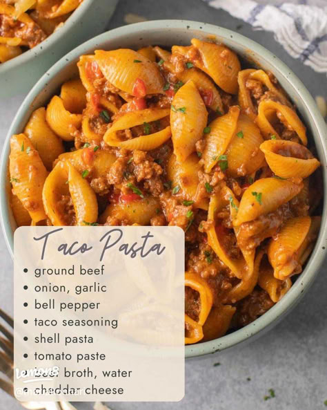 Easy Pasta Dinner | Gallery posted by mariakonnari | Lemon8 Resep Pasta, Easy Pasta Dinner, Taco Pasta, Easy Healthy Meal Prep, Pasta Dinner Recipes, Health Dinner, Health Dinner Recipes, Easy Pasta, Food Travel