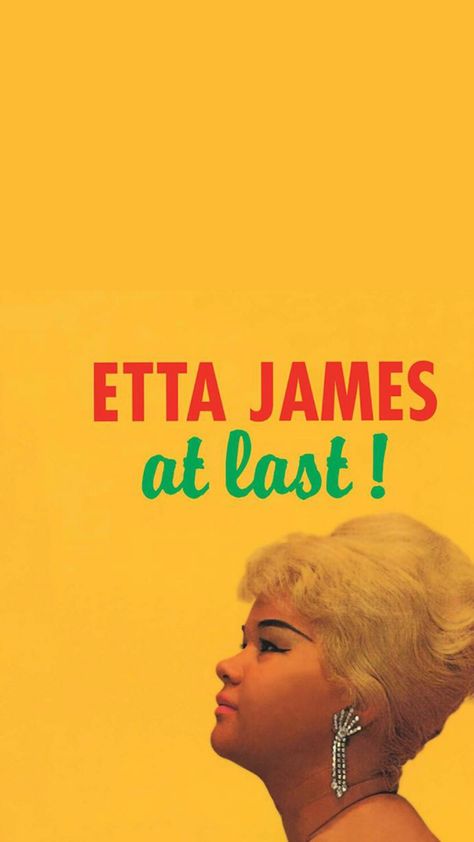 #wallpaper #ettajames #60smusic #yellowwallpaper Etta James Poster, Etta James At Last, Last Wallpaper, At Last Etta James, James Wallpaper, Etta James, Uni Room, Funny Reaction, Ella Fitzgerald