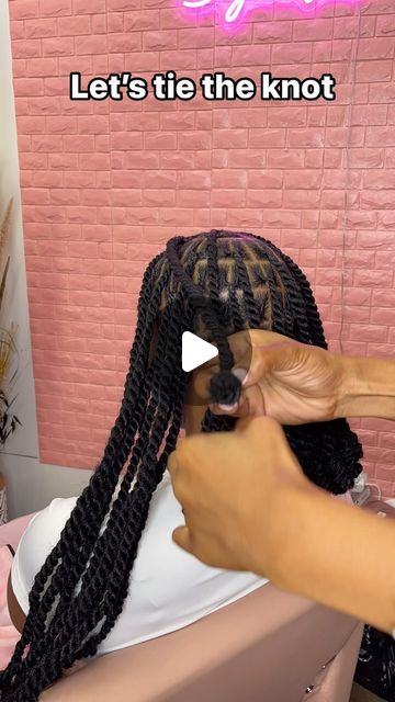 How To Tie A Knot, Tie A Knot, New Hairstyle, Tie The Knot, Tie The Knots, Locs, The Knot, New Hair, Hair Inspo