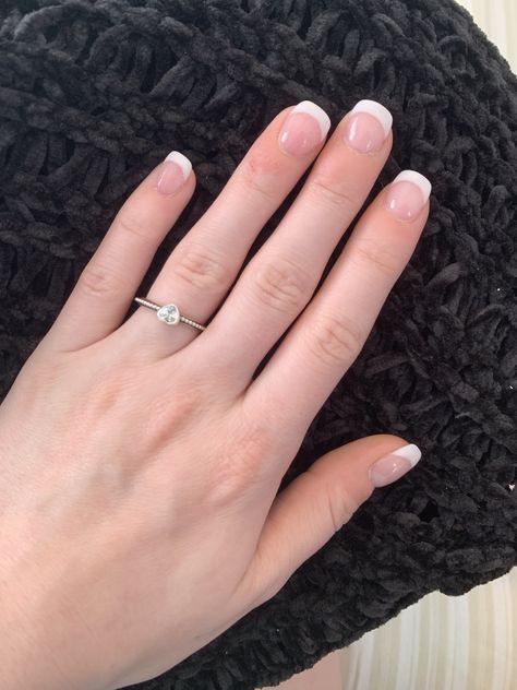 Very Short Square French Tip Nails, French Manicure Nails Squoval, French Tip Nails Sns, Short French Tip Acrylic Nails Squoval, Sns Nails French Tips, French Tip Sns Nails, French Tip Sns, Super Short French Tip Nails, Sns French Tip