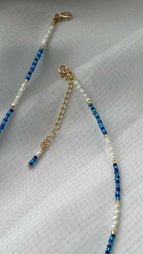 Homemade Waist Beads, Anting Manik, Beaded Jewelry Necklaces, Diy Jewelry Unique, Aesthetic Jewelry, Beaded Necklace Diy, Diy Bracelet Designs, Beads Bracelet Design, Handmade Jewelry Tutorials