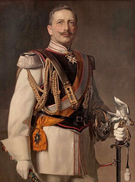 Ww1 Art, Kaiser Wilhelm Ii, Kaiser Wilhelm, Tsar Nicholas Ii, German History, Classic Portraits, Tsar Nicholas, Historical People, Historical Art