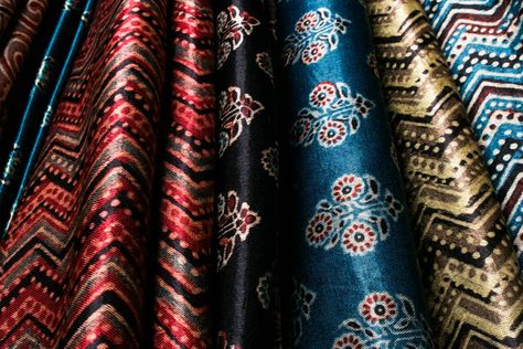 Buy Mashru Silk Online I Ajrak Designs on Mashru Silk Mashru Silk Dress, Gaji Silk Kurta Patterns, Mashru Silk Kurtas, Gaji Silk Kurta Design, Mashru Silk Saree, Ajrak Blouse Designs, Silk Top Designs, Fabric Shoot, Silk Kurtas