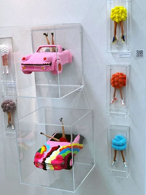 My first porsches Small Art Installation, Pop Up Art Installation, Pop Art Exhibition Design, Feminist Art Installation, Maximalist Sculpture, Art Watch, Abstract Art Diy, Diy Home Furniture, Ball Pit