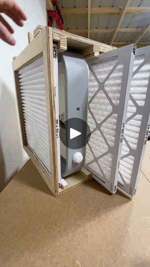 1.9M views · 10K reactions | It’s no secret….

Wood dust particles you can’t see are a health hazard ⚠️ 

This DIY air cleaner might not eliminate the dust 100%, but it definitely helps! 

What side of the fence do you stand on? 

Team Clean Air or Iron Lungs? 
Comment ⬇️⬇️

#airfiltration #diy #boxfanaircleaner #woodshopsafety #healthhazard #wooddust #cleanair #ironlungs | Wesley Thomas | Andrea Vanzo · Find a Melody Iron Lung, Shop Organization, Air Cleaner, Wood Dust, Clean Air, Woodworking Tips, Diy Cleaning Products, Wood Shop, Box Fan