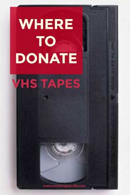 Where to Donate VHS Tapes - Sunshine Guerrilla #donation #donate #greatdonate #decluttering #declutter #minimize #vhs Things To Do With Vhs Tapes, Old Vhs Tapes Ideas, What To Do With Old Vhs Tapes, Stack Of Vhs Tapes, Vhs Tape Case, Vhs Store 80s, Music Theory Worksheets, Organization Lists, Video Tapes