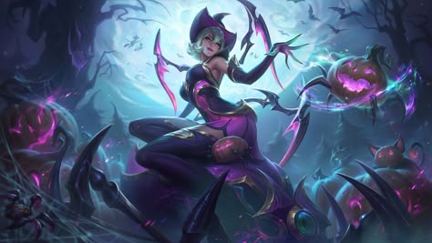 3840x2160 Wallpaper, League Legends, Spider Queen, Miss Fortune, League Of Legends Characters, Splash Art, Riot Games, Fun Illustration, Art Studios