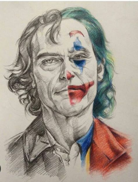 Anais Gonzalez, Joker Art Drawing, Joker Drawing, Joker Painting, Joker Drawings, Caricature Sketch, Marvel Drawings, Joker Art, Celebrity Drawings