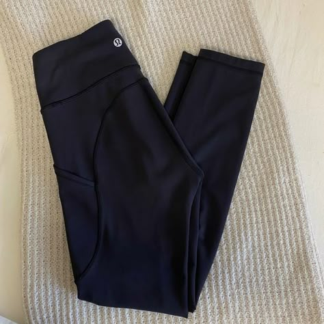 Black Lulu lemon leggings size 2 Lulu Leggings Outfit, Lululemon Wishlist, Lululemon Stuff, Lulu Lemon Leggings, Shifting Closet, Black Lululemon Leggings, Lulu Leggings, Lululemon Outfits, Thrift Haul