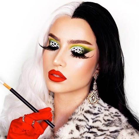 Cruella deville makeup