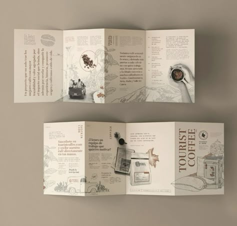 Coffee Catalogue, Cafe Brochure, Coffee Brochure, Museum Catalogue, Infographic Brochure, Museum Brochure, Brochure Design Layouts, Illustration Design Graphique, Art Brochures