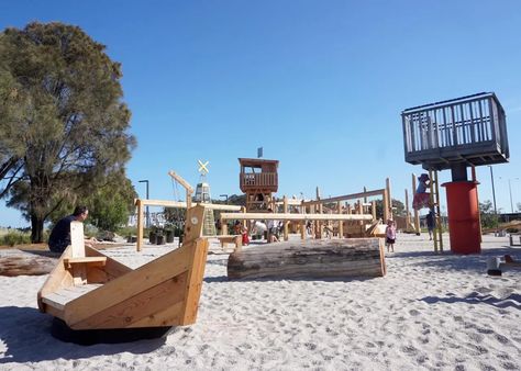 Maritime Cove Community Park | Perc White Reserve Port Melbourne playground | TOT: HOT OR NOT Beach Playground, Playground Sand, Community Playground, Playgrounds Architecture, Urban Playground, Albert Park, Sand Play, Playground Design, Community Park