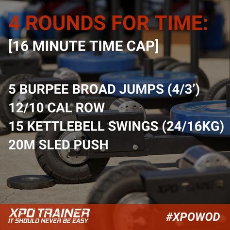 Crossfit Workout Plan, Sled Workout, Ufc Workout, Push Workout, Double Unders, Conditioning Workouts, Crossfit Workout, Killer Workouts, Kettlebell Swings