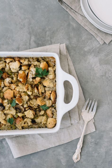 Joanna Gaines Stuffing Magnolia Stuffing Recipe, Joanna Gaines Stuffed Mushrooms, Joanna Gaines Thanksgiving, Fancy Sides, Jo Gaines, Thanksgiving Stuffing Recipe, Homemade Stuffing Recipes, Magnolia Table Recipes, Joanna Gaines Recipes