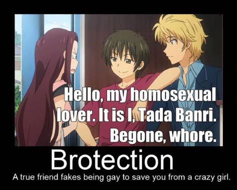 Stomach Inside, Anime Logic, Golden Time, Ouran Host Club, Anime Jokes, Anime Memes Funny, True Friendship, Crazy Girls, I Love Anime