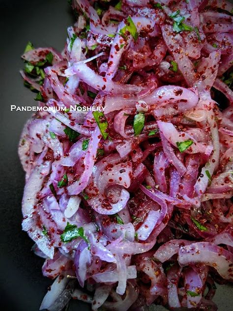 Sumac Onions Adana Kebab Recipe, Sumac Recipes, Sumac Onions, East Recipes, Kenyan Food, Middle East Food, Kebab Recipes, Pickled Vegetables, Lebanese Recipes