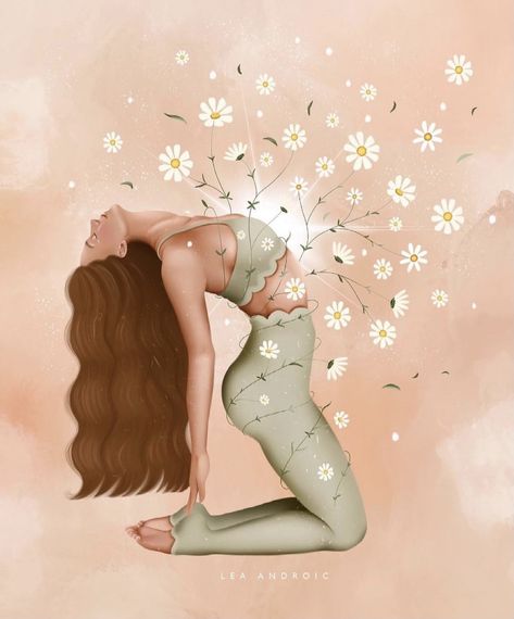 I want to utilize Yoga as a way of meeting myself and embodying healing within me Yoga Kunst, Arte Yoga, Meditation Scripts, Yoga Illustration, Spiritual Artwork, Yoga Art, Spiritual Art, Yoga Inspiration, Art Girl